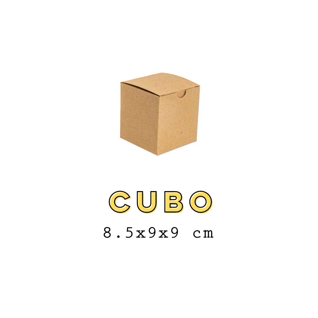 Caja Cubo Kraft