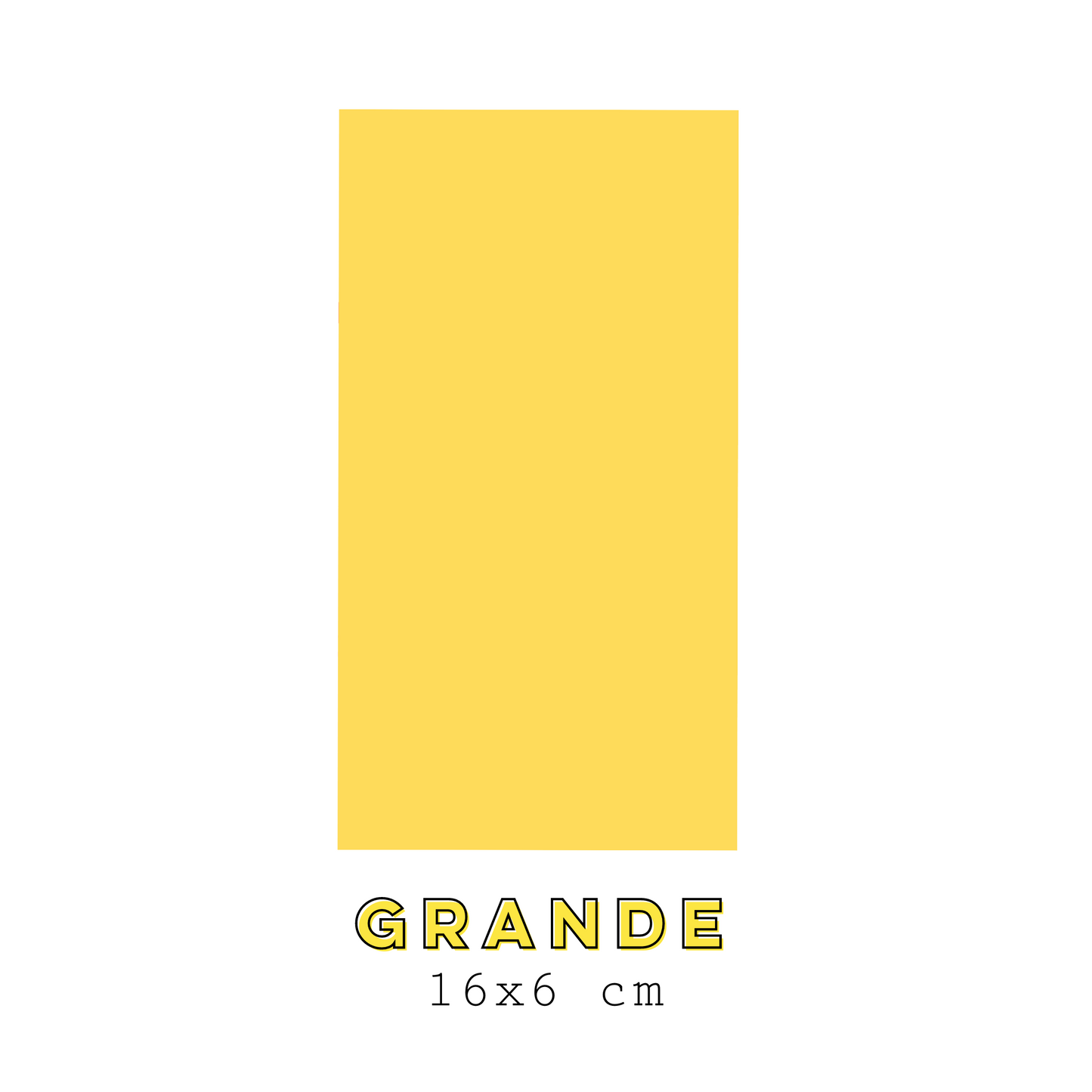 Stickers Rectangular Grande