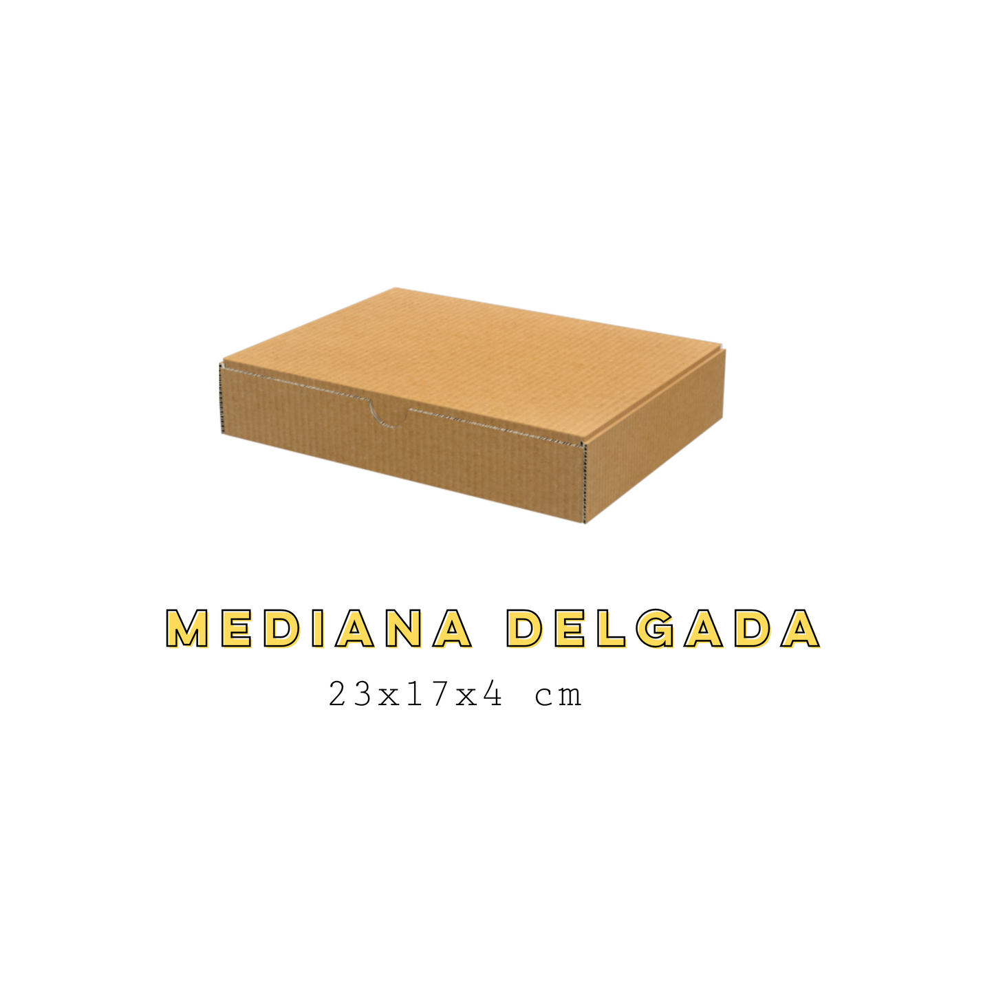 Caja Mediana Delgada