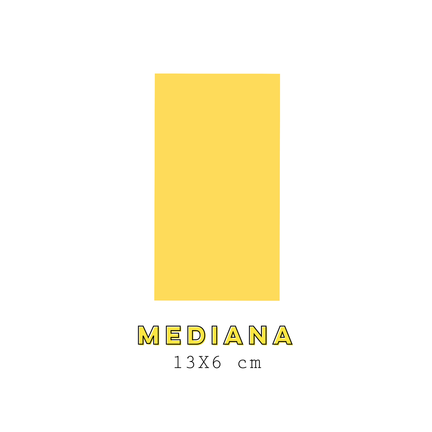 Stickers Rectangular Mediana